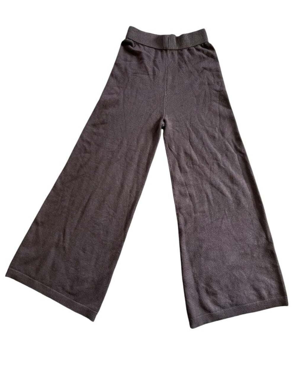 Sincerely Jules Women's Knit Wide-Leg Pull-On Pants Brown - Picture 1 of 4